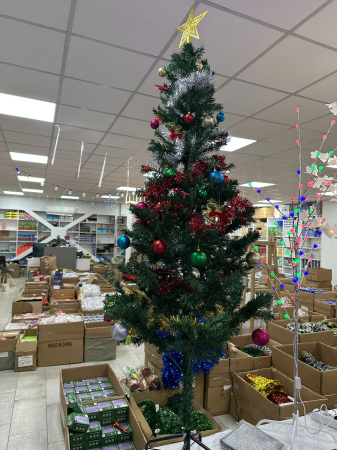 Brad de Craciun 180cm + Set complet accesorii pentru impodobit [3]