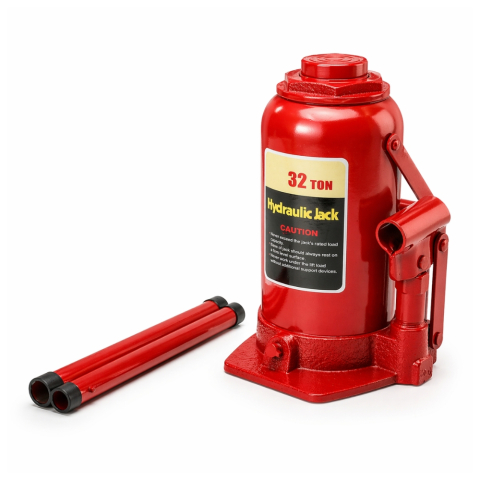 Gradină si Bricolaj - CRIC HIDRAULIC 32 TONE PROFESIONAL, TIP BUTELIE, PENTRU CAMIOANE, UTILAJE GRELE ȘI TRACTOARE , CONSTRUCȚIE ROBUSTĂ DIN OȚEL
