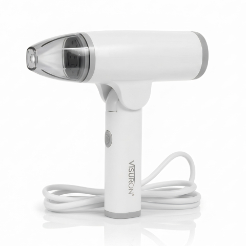 OFERTE TOP - FIER DE CĂLCAT VERTICAL PORTABIL VISURON 1500W – APARAT CU ABURI PENTRU HAINE, REZERVOR DETAȘABIL, ÎNCĂLZIRE RAPIDĂ ȘI DESIGN ERGONOMIC