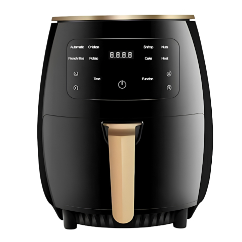Bucatarie - FRITEUZĂ CU AER CALD (AIR FRYER) 6L – PUTERE MAXIMĂ 2400W, GĂTIT FĂRĂ ULEI, ECRAN TOUCH DIGITAL, TEHNOLOGIE DE CONVECȚIE RAPIDĂ ȘI COȘ ANTIADERENT XXL