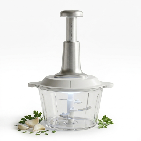 Bucatarie - MAȘINĂ DE TOCAT LEGUME MANUALĂ PRIN PRESARE, MULTIFUNCȚIONALĂ , DISPOZITIV RAPID DE TĂIAT CEAPĂ, USTUROI ȘI VERDEȚURI, ACCESORIU BUCĂTĂRIE