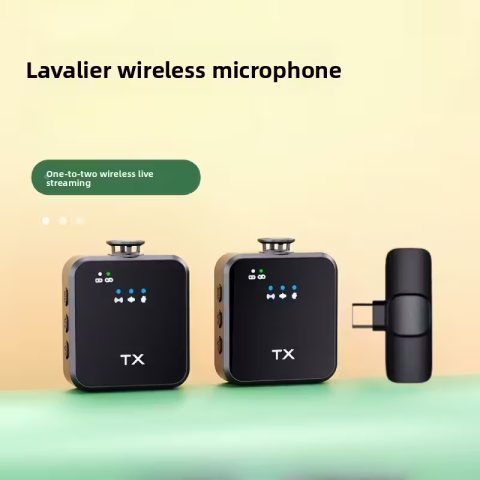 LAVALIERĂ WIRELESS PROFESIONALE F15, 2.4 GHZ, PLUG AND PLAY, PORTABILĂ – PENTRU SMARTPHONE, LAPTOP ȘI TABLETĂ, NEGRU [4]