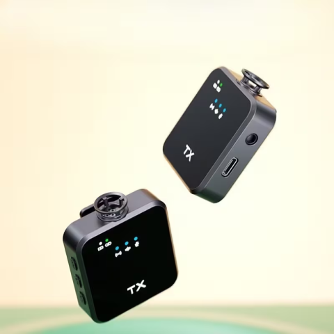 LAVALIERĂ WIRELESS PROFESIONALE F15, 2.4 GHZ, PLUG AND PLAY, PORTABILĂ – PENTRU SMARTPHONE, LAPTOP ȘI TABLETĂ, NEGRU [5]