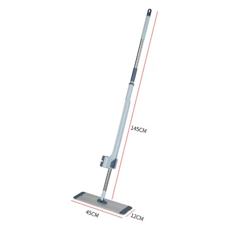 Mop compact cu 2 lavete microfibra, rotativ 360°, maner moale, sistem de uscare [3]