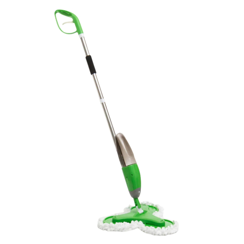 OFERTE TOP - MOP TRIPLU CU PULVERIZATOR ȘI 3 CAPETE ROTATIVE – REZERVOR 600ML, 3 LAVETE MICROFIBRĂ INCLUSE, ACOPERIRE MAXIMĂ ȘI CURĂȚARE RAPIDĂ FĂRĂ GĂLEATĂ