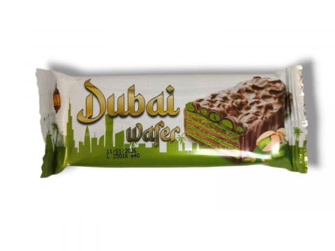 Napolitana Dubai cu fistic 40g 24 bucati/ display [2]