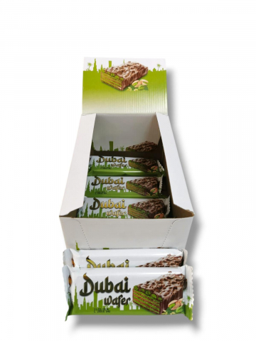 Napolitana Dubai cu fistic 40g 24 bucati/ display [1]