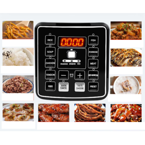 OALĂ SUB PRESIUNE ELECTRICĂ MULTIFUNCȚIONALĂ 14-ÎN-1, CAPACITATE 6L, DISPLAY LED, GATIRE RAPIDĂ ȘI PROGRAMARE INTELIGENTĂ – MULTICOOKER PREMIUM [2]