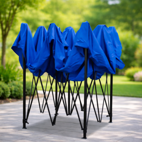 Pavilion Pliabil 3×3 m , pentru Exterior, Cort Evenimente cu Structură Metalică și Acoperiș Impermeabil, Montaj Rapid, Ideal pentru Grădină, Terasă, Camping [2]