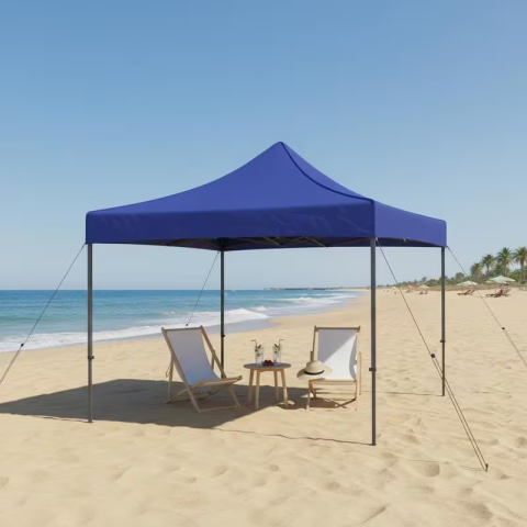 PAVILION PLIABIL 3X3 M PENTRU EXTERIOR – CORT EVENIMENTE CU STRUCTURĂ METALICĂ RANFORSATĂ ȘI ACOPERIȘ IMPERMEABIL, MONTAJ RAPID TIP ACORDEON, IDEAL PENTRU GRĂDINĂ, TERASĂ SAU CAMPING [2]