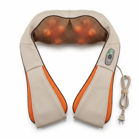 PERNĂ GULER PENTRU MASAJ CERVICAL CU ÎNCĂLZIRE – DISPOZITIV ERGONOMIC PENTRU RELAXARE, TERAPIE PRIN CĂLDURĂ, AMELIORARE DURERI ȘI TENSIUNE MUSCULARĂ [2]