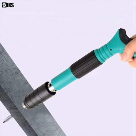 PISTOL MANUAL PENTRU FIXAREA CUIELOR ȘI NITURILOR, LUNGIME 30 CM, CALIBRU 7.3 MM, EFECT PNEUMATIC , DISPOZITIV PROFESIONAL PENTRU MONTAJ RAPID ÎN BETON ȘI OȚEL [4]