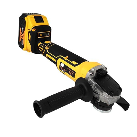 POLIZOR UNGHIULAR (FLEX) FĂRĂ FIR CU 2 ACUMULATORI 48V, 5 AH, DIAMETRU DISC 125 MM, 8100 RPM, GALBEN , PERFORMANȚĂ ȘI LIBERTATE TOTALĂ ÎN MIȘCARE [4]