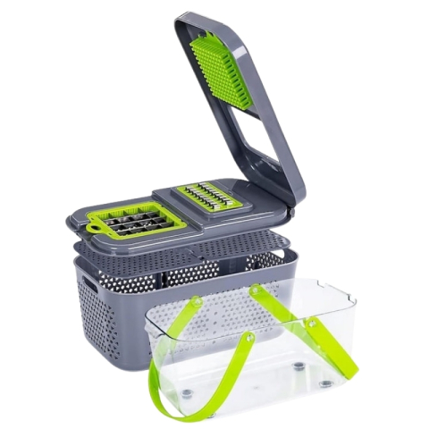 Gratar - Razatoare multifunctionala pentru Legume 22 accesorii
