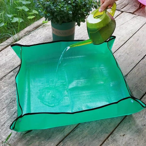 SET 2 HUSE PENTRU PLANTAT IMPERMEABILE ȘI ANTIDERAPANTE – SUPORT GRĂDINĂRIT CURAT, MATERIAL REZISTENT, PLIABIL ȘI REUTILIZABIL, IDEAL PENTRU APARTAMENT [3]