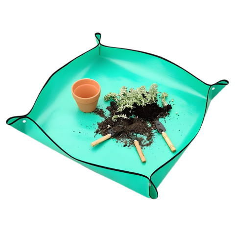 OFERTE TOP - SET 2 HUSE PENTRU PLANTAT IMPERMEABILE ȘI ANTIDERAPANTE – SUPORT GRĂDINĂRIT CURAT, MATERIAL REZISTENT, PLIABIL ȘI REUTILIZABIL, IDEAL PENTRU APARTAMENT