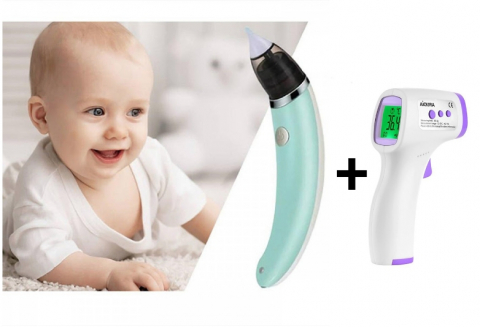Casa Si Gradina - Set Aspirator Nazal +Termometru Digital