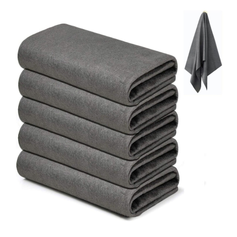OFERTE TOP - SET 5 LAVETE MICROFIBRĂ PREMIUM 30X30CM – CURĂȚARE PROFESIONALĂ FĂRĂ URME, SCAME SAU ZGÂRIETURI, IDEALE PENTRU GEAMURI, OGLINZI, BUCĂTĂRIE ȘI AUTO