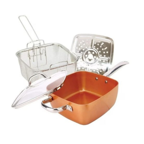 Casa Si Gradina - Set Tigaie Multifunctionala, 5 Piese, Non-aderenta, Migas