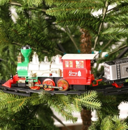 Set trenulet electric pentru brad de craciun , , 22 piese [1]