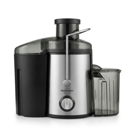 OFERTE TOP - STORCĂTOR ELECTRIC DE FRUCTE ȘI LEGUME 1400W – PUTERE MAXIMĂ, RECIPIENT SUC 600ML, RECIPIENT PULPĂ 1500ML, 2 TREPTE DE VITEZĂ ȘI FUNCȚIE PULSE