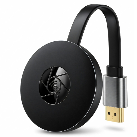 Gadget - TRANSMITĂTOR HDMI CHROMECAST, CONECTARE WI-FI STREAMING FULL HD, COMPATIBIL ANDROID, IOS ȘI WINDOWS PENTRU SMART TV