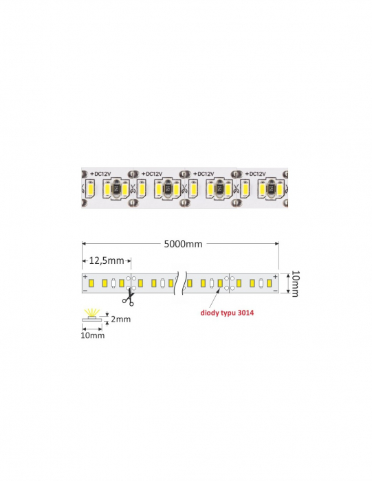 Prémium LED szalag 90W/5m 1.200 LED-del [5]