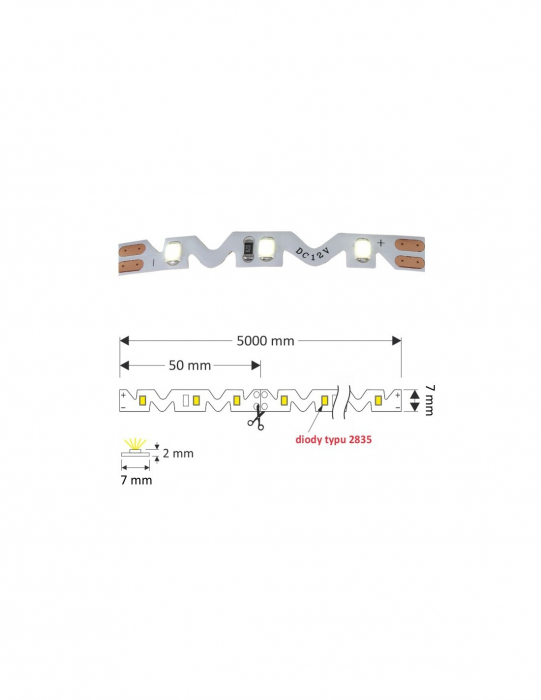 Snake Premium LED szalag 300 Led/5m [4]