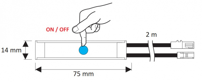 LED Univerzális Kapcsoló - Master Touch [2]