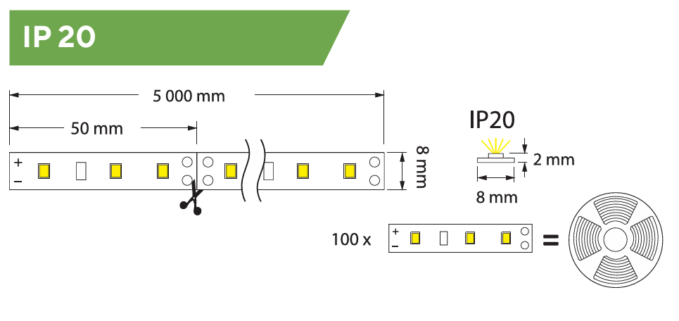 LED szalag 30W/5m [6]