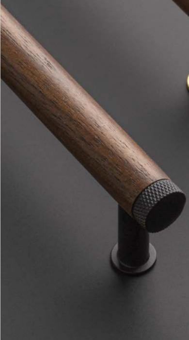 Mewo fogantyú 160mm diófa /matt arany [5]