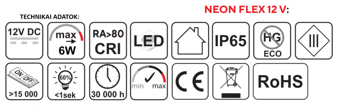 Neon Flex - Hajlítható LED Szalag 12V [11]