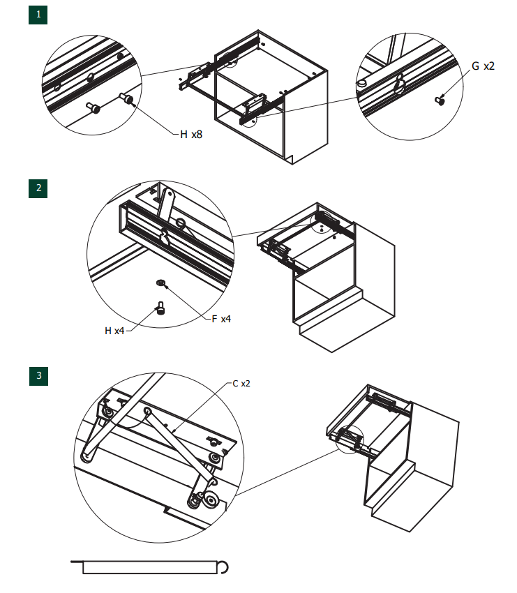 OPLÀ TOP - Asztallap kihúzó mechanizmus [10]