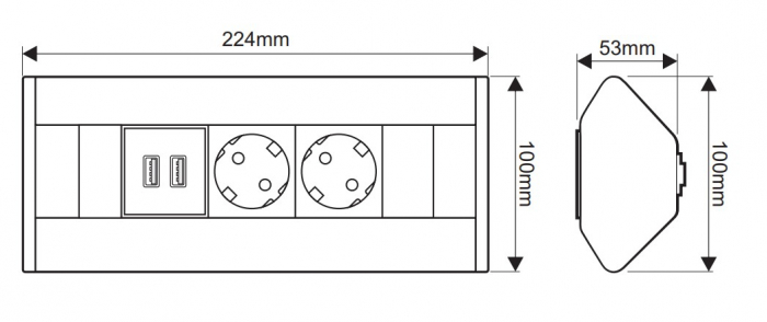 Desk Box USB Konnektor [4]