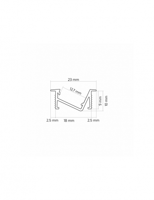 ZenoLine LED Profil  2 méter [8]