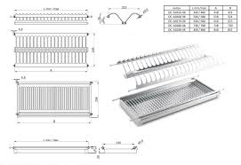 Edényszárító – Inox, 900 mm [4]