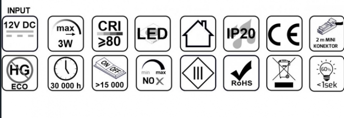 ORBIT XL MASTER  LED Spotlámpa/kapcsolós [5]