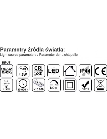 AMBER univerzális LED Spotlámpa 230V [7]
