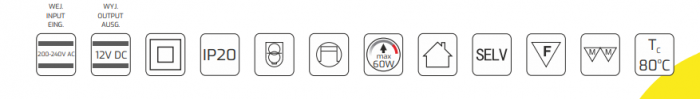 Transzformátor / elosztó 60 W 12V [3]