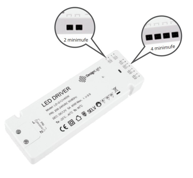 Transzformátor / elosztó 60 W 12V [1]