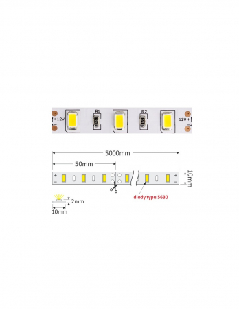 Prémium LED szalag , 70W/5m 300LED-del [3]