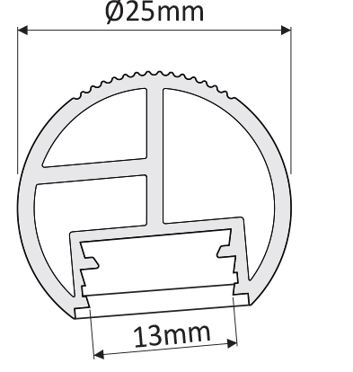 LED-es kerek rúd vállfákhoz [4]