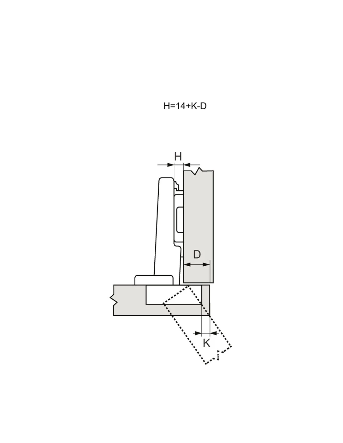 Fekete HDD Kivetőpánt -  csillapítóval és 3D beállítással [2]