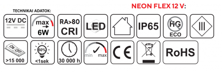 Neon Flex - Hajlítható LED Szalag 12V [10]