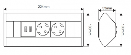 Desk Box USB Konnektor [3]