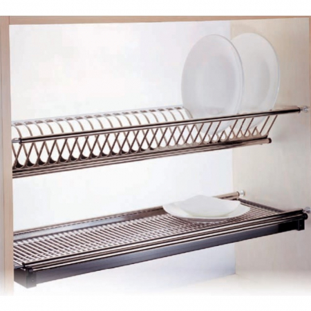 Felső Szekrényekhez Kiegészítő Rendszerek - Edényszárító – Inox, 1000 mm