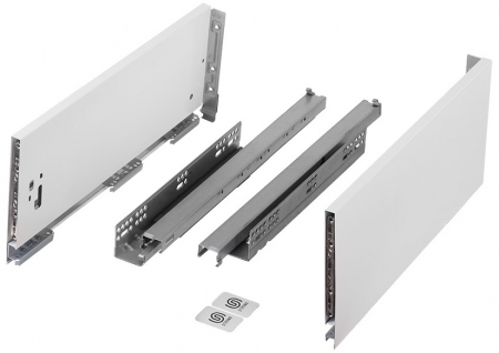 Fiókos Tárolórendszerek - Fiók – fém oldalfalú, Slim 180 mm