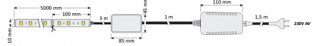 RGB LED Szalag szett  5m [2]