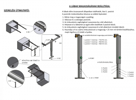 T-ABLE XL - Kihúzható asztalrendszer lábbal [9]