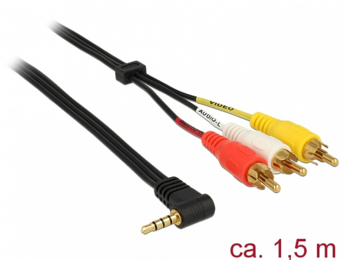 Adaptor jack 3.5mm TRRS - RCA [3]